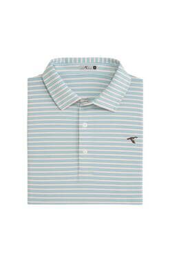 NEW GENTEAL men's inlet performance polo in lakespur